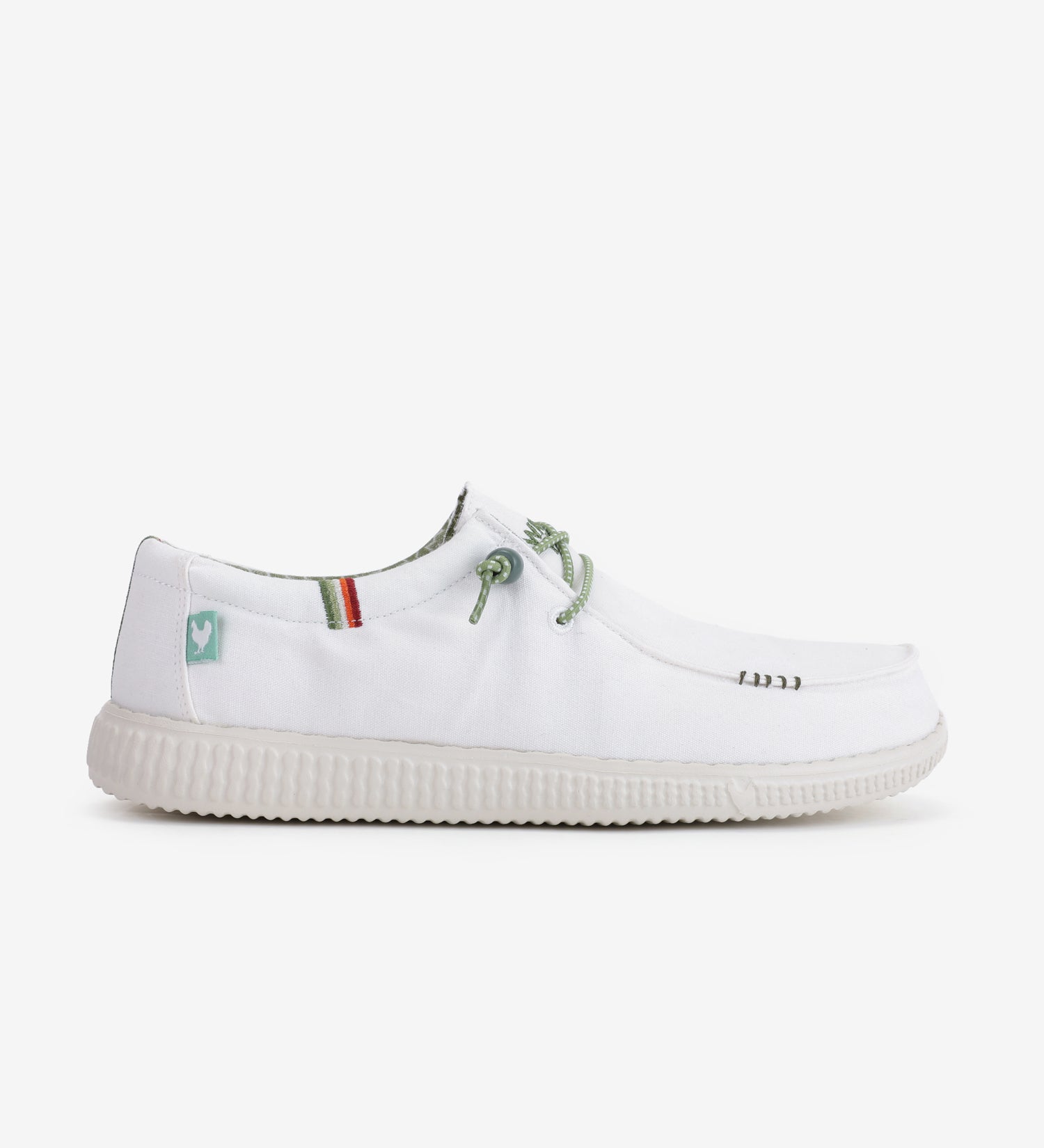 Mocassins Homme WALK IN PITAS Windover - Ecru, Style Décontracté à Lacets Autobloquants