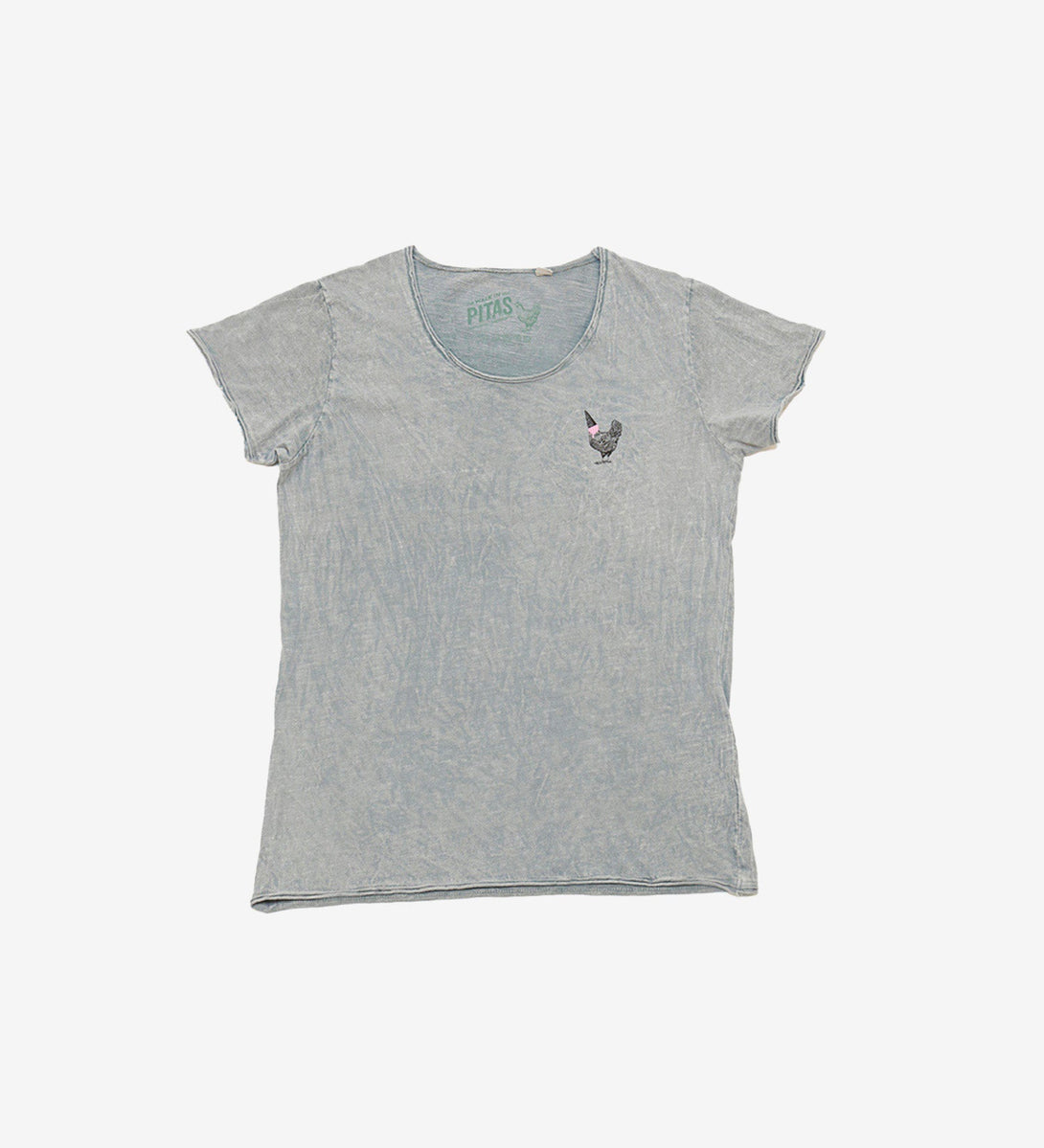 CAMISETA MUJER GRIS-WalkinPitas