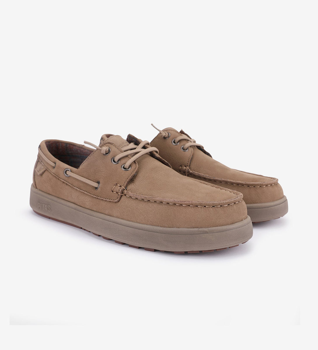 NAUTICO DAIKI LEATHER BEIGE-WalkinPitas