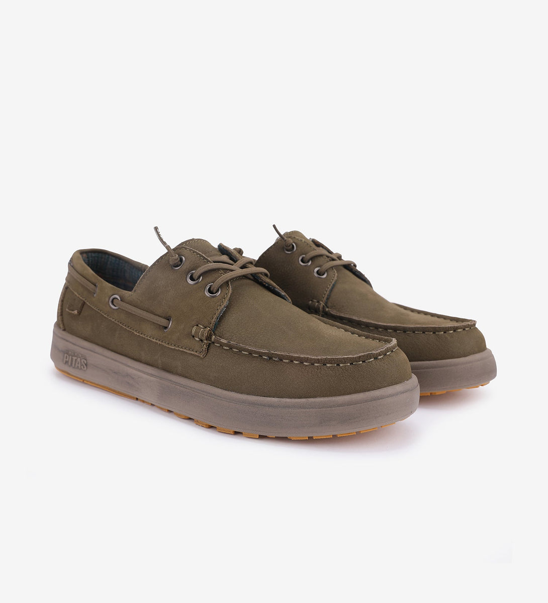 NAUTICO DAIKI LEATHER KAKI-WalkinPitas