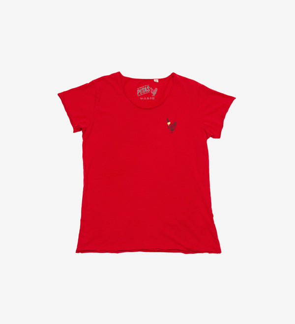 T-SHIRT DONNA ROSSO