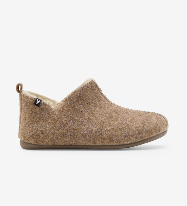 TAUPE RIKA SLIPPERS