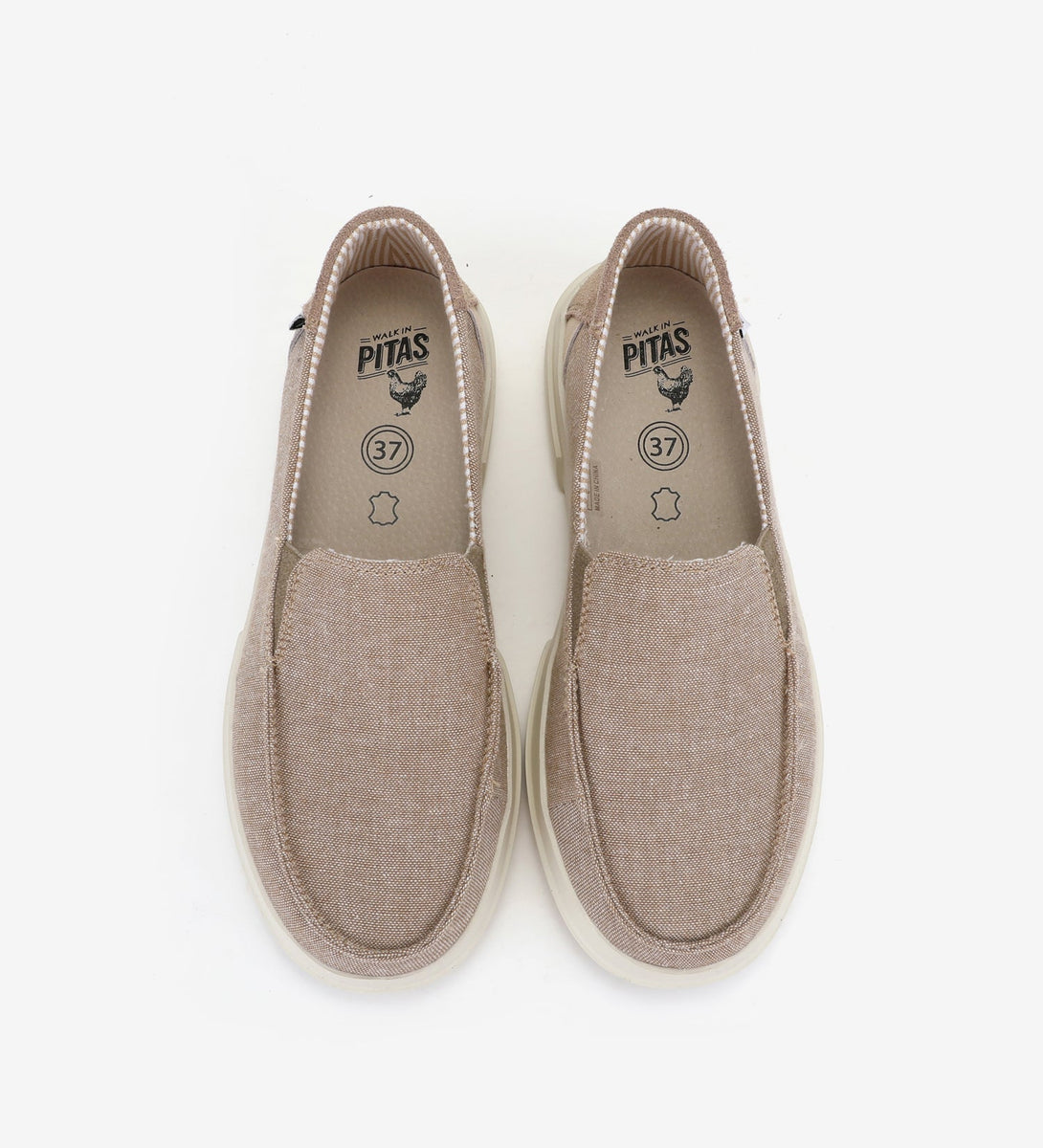 SLIP ON JARA BEIGE-WalkinPitas