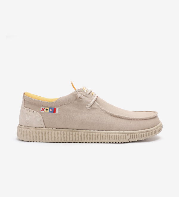 Scarpe Estive Uomo WP150 Deck, Mocassini In Pelle Scamosciata E Cotone, Senza Lacci, Suola EVA Leggera - Perfette Per Barca E Casual